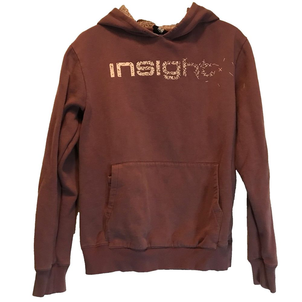 Insight Australia Surfbrand Mauve Hooded Sweatshirt 100% cotton M